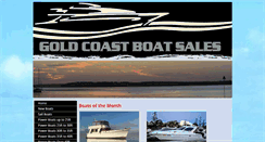 Desktop Screenshot of goldcoastboatsales.com